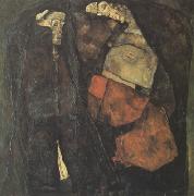 Egon Schiele Pregnant Woman and Death (mk12) oil painting picture wholesale